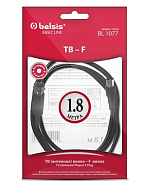 Кабель ТВвилка-Fвилка 1,8м