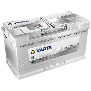Аккумуляторная батарея VARTA 6СТ95 SILVER DYN AGM обр.353х175х190 (С)