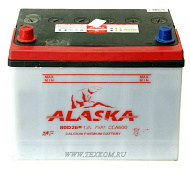 Аккумуляторная батарея ALASKA 6СТ75з прям Япония 258х170х218
