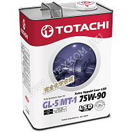 Масло трансмиссионное TOTACHI Extra Hypoid Gear LDS GL-5 75W90 4л синт