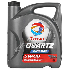 Масло моторное TOTAL QUARTZ INEO MC3 5W30 синт 4л.