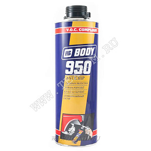 Антигравий BODY 950 черный 1л