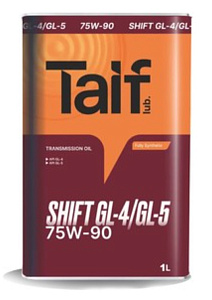 Масло трансмиссионное TAIF SHIFT GL-4 75W90 1л П/СИНТ.