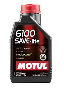 Масло моторное MOTUL 6100 SAVE-LITE 5W30 1л