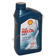 Масло моторное SHELL HELIX HX-7 10W40 SL/SF 1л п/синт.