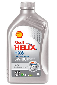 Масло моторное SHELL HELIX HX-8 Professional AG 5W-30 1л синт.