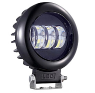 Фара противотуманная cветодиодная фара WL-430 (кругл. мет. корп., LENS, 3 LED, 45W)