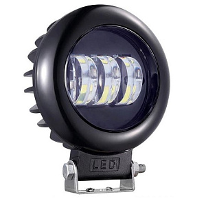 Фара противотуманная cветодиодная фара WL-430 (кругл. мет. корп., LENS, 3 LED, 45W)