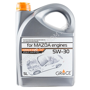 Масло моторное GRACE MZD 5W30 5л синт.