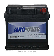 Аккумуляторная батарея AUTOPOWER 6СТ52з обр. A52-L1 207х175х190 (ETN-552 400 047)