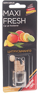 Ароматизатор MAXI FRESH (цитрус и манго) деревянная крышка 5мл