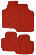 Коврик автомобильный EVA универсальные №2 (красный/красный) к-кт