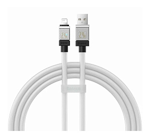 Кабель Baseus Cool Series Fast Charging Data Cable USB to Ip 2.4A 1m white