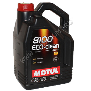 Масло моторное MOTUL 8100 Eco-clean С2 5w30 5л. синт.