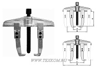 Съемник 2-х лапый L=100мм раздвижной (25-80мм) АвтоDело 41808