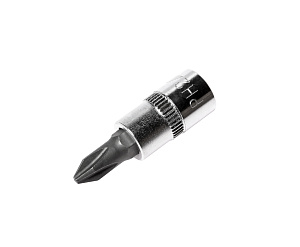 Головка торцевая PHILIPS 1/4" х PH2 37мм JTC