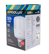 Лампа Ergolux светодиодная LED-HW-50W-E40-6K серия PRO