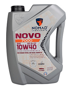 Масло моторное NOMAD NOVO 7000 10W-40 API SL/CF 4л.