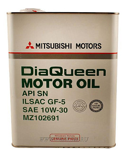 Масло моторное MITSUBISHI DIAQUEEN SL 10W30 4л.