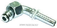 Фитинг DKOL90°(Г) конус 24° 3/8" (M18x1,5)