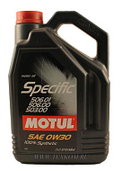 Масло моторное MOTUL SPECIFIC 506.01 0W30 5л. синт.