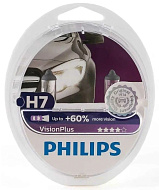 Лампа 12V H7 (55) РX26d+60% Vision Plus (2шт) 12V Philips