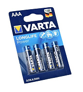 Элемент питания AAA VARTA LR03/AAA LONGLIFE Power-4BL