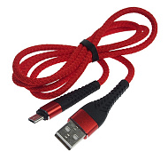 Кабель зарядки микро-USB красный (CB725-UMU-10R) WIIIX 1м
