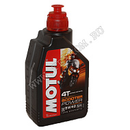 Масло моторное MOTUL SCOOTER POWER 4такт. 5W40 1л синт.