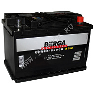 Аккумуляторная батарея BERGA 6СТ70 обр. AGM Power Block PB-N10 278х175х190 (ETN-570 901 076)