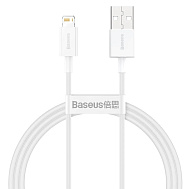 Кабель Baseus Superior Series Fast Charging Data Cable USB to IP 2.4A 1m white