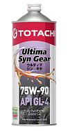 Масло трансмиссионное TOTACHI Ultima Syn Gear 75W90 1л синт