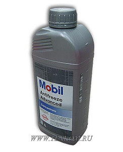 Антифриз красный MOBIL ANTIFREEZE ADVANCED 1л