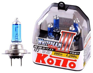 Лампа Н7 12Vx55W (100W) Koito Whitebeam к-кт KOITO