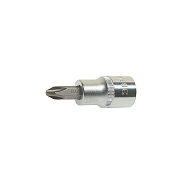 Насадка-вставка с битой Philips PH3" 1/2" 22мм L=60мм (с держателем) ЭВРИКА