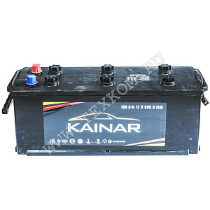 Аккумуляторная батарея KAINAR 6СТ140 L АПЗ (+слева) 140K0703 513х182х213 Казахстан