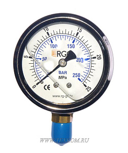 Манометр радиальный RGC-M63-R-250-T2