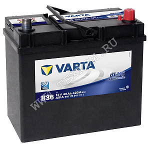Аккумуляторная батарея VARTA 6СТ48з BD JIS обр.выс. 238х129х227 B36