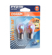 Лампа 12V PY21W (BAU15s) DIADEM бл-2шт OSRAM