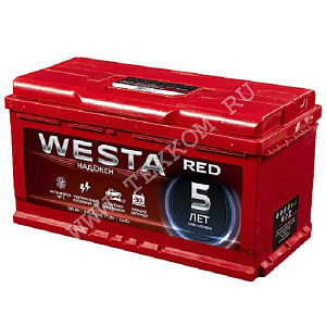 Аккумуляторная батарея WESTA RED 6СТ100VLR обр.900А 353х175х190