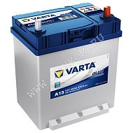 Аккумуляторная батарея VARTA 6СТ40з BD обр,яп.кл.187х140х227 A13