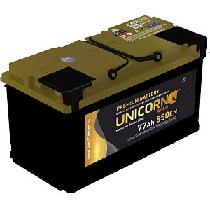 Аккумуляторная батарея UNICORN Gold 6СТ 77 обр. 276х175х190 Россия 850А