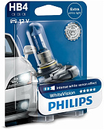 Лампа HB4/9006 12v(51)+60% WhiteVision 3700K бл. PHILIPS