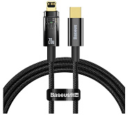 Кабель Baseus Explorer Series Auto Power-Off Fast Charging Data Cable Type-C to IP 20W 1m Black