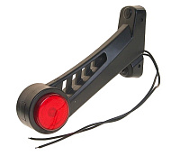 Фонарь габаритный LED 12-24V (декор-лесенка, 2-светодиода, 2-а цвета, L=180мм )