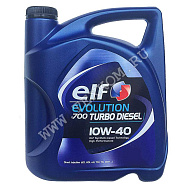 Масло моторное ELF EVOLUTION 700 TURBO DIESEL 10W40 4л п/синт.