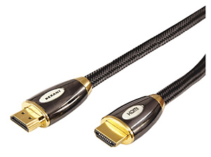 Шнур Luxuri HDMI-HDMI GOLD 1.5M шелк блистер REXANT