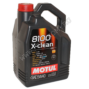 Масло моторное MOTUL 8100 X-CLEAN 5w40 C3 5л.синт.