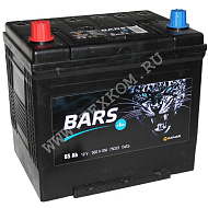 Аккумуляторная батарея BARS Asia 6СТ 65 VL АПЗ прям. 236х173х220 Казахстан (JIS-75D23R)
