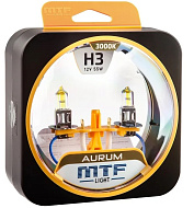 Лампа H3 55W Aurum 3000K MTF